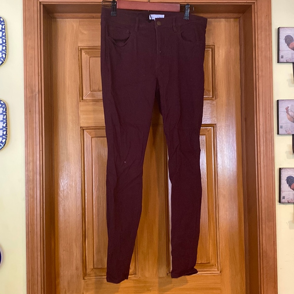 LOFT Maroon Jegging